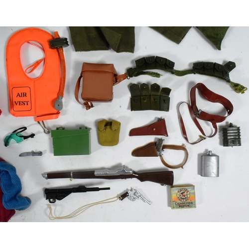 435 - Action Man - x2 vintage 1960s Palitoy Action Man figures, both painted head examples together with a... 