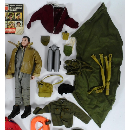 435 - Action Man - x2 vintage 1960s Palitoy Action Man figures, both painted head examples together with a... 