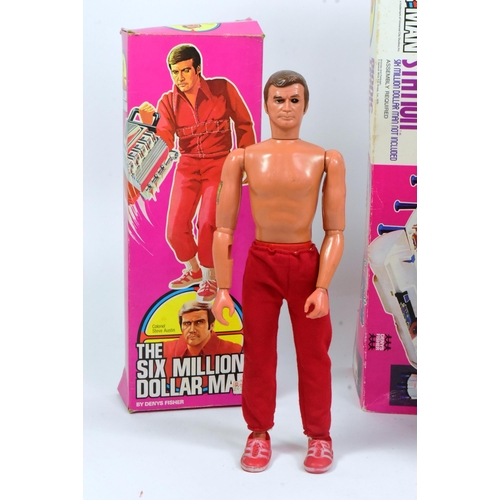 440 - Six Million Dollar Man - x3 vintage 1970s Six Million Dollar Man action figure playsets comprising C... 