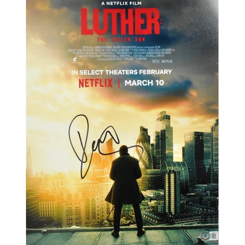 441 - Idris Elba - Luther The Fallen Sun (2023) - autographed 11x14