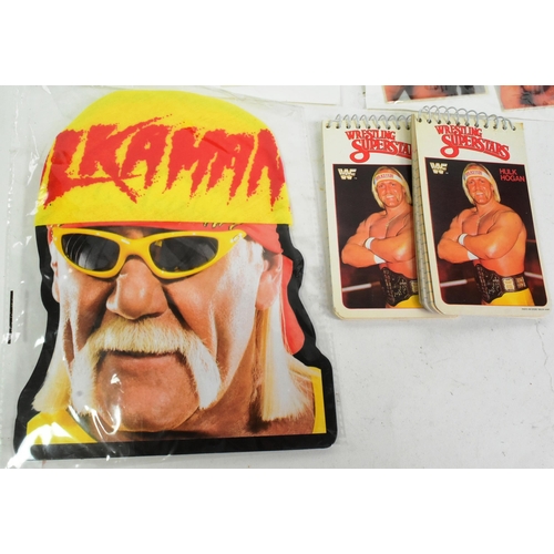 448 - Wrestling - a collection of vintage Hulk Hogan and World Championship Wrestling merchandise comprisi... 