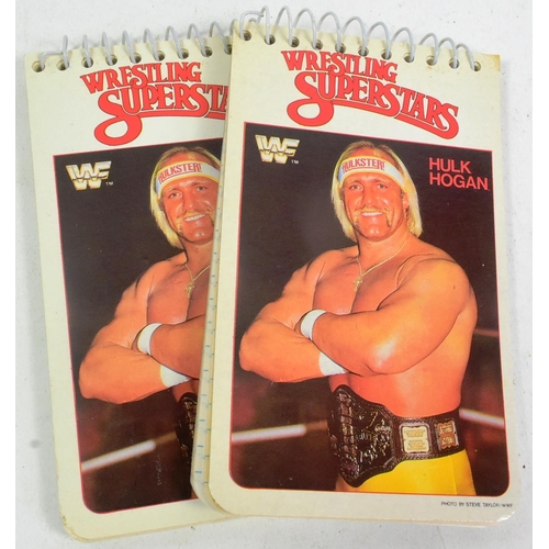 448 - Wrestling - a collection of vintage Hulk Hogan and World Championship Wrestling merchandise comprisi... 