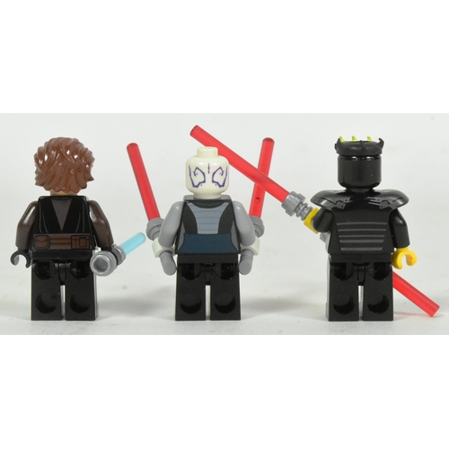 453 - Lego - x3 original Lego Star Wars minifigures comprising; Savage Opress, Anakin Skywalker and  Asajj... 