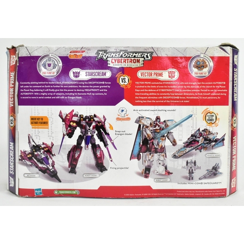 454 - Action figures - a Hasbro Transformers Cybertron Robots in Disguise action figure set, comprising of... 