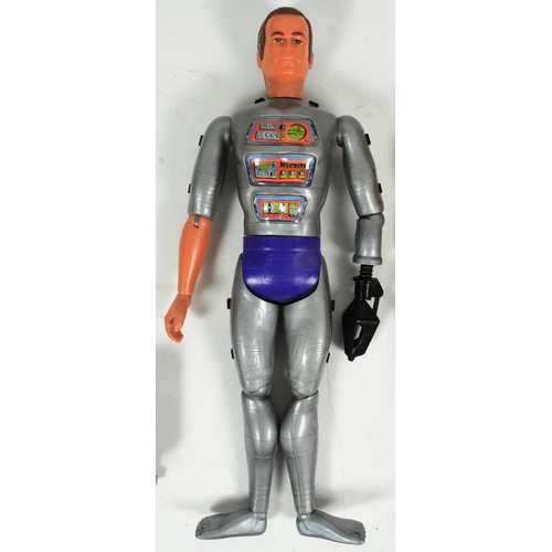 458 - Six Million Dollar Man - x2 vintage Kenner made Six Million Dollar Man action figure with engine blo... 