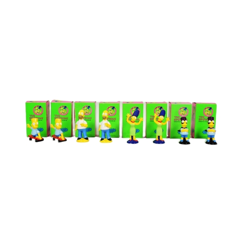 459 - The Simpsons - a collection of x8 vintage 1990s ceramic figurines to include variations of Bart, Hom... 