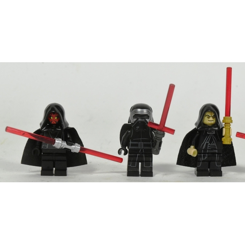 466 - Lego - a collection of x12 original Lego Star Wars minifigures of Emperor Palpatine, Darth Vader, Da... 