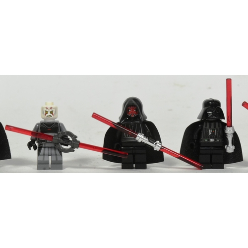 466 - Lego - a collection of x12 original Lego Star Wars minifigures of Emperor Palpatine, Darth Vader, Da... 