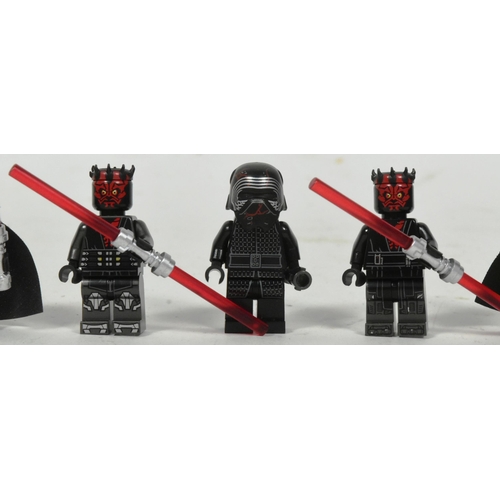 466 - Lego - a collection of x12 original Lego Star Wars minifigures of Emperor Palpatine, Darth Vader, Da... 