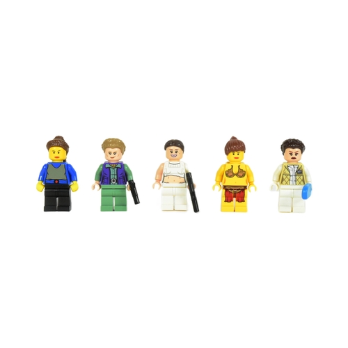 469 - Lego - a collection of x5 Lego Star Wars figures comprising; Padme Amidala - Geonosis Arena, Princes... 