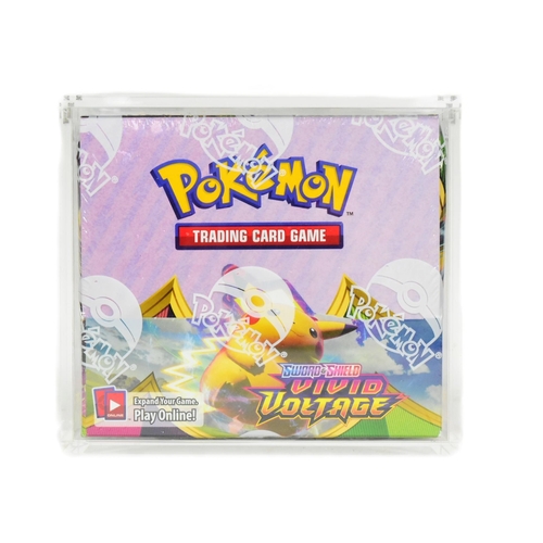 470 - Pokemon - an factory sealed Pokemon TCG Sword & Shield Vivid Voltage Booster Box containing x36 pack... 