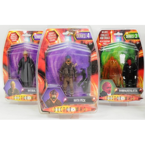 477 - Doctor Who - Character Options - a collection of x10 Dr Who carded action figures, mostly Series 4. ... 