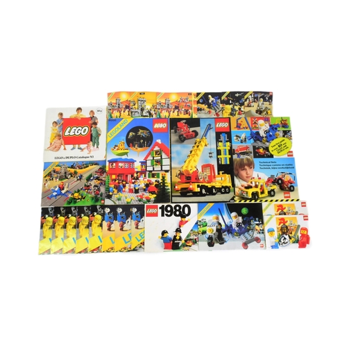 479 - Lego - an original vintage 1980 Lego Land idea book with a near complete centre fold sticker section... 