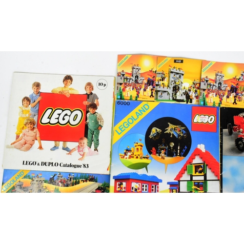 479 - Lego - an original vintage 1980 Lego Land idea book with a near complete centre fold sticker section... 