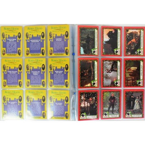 482 - Robin Hood Prince Of Thieves - Topps - a full set of Robin Hood Topps trading cards, comprising of a... 