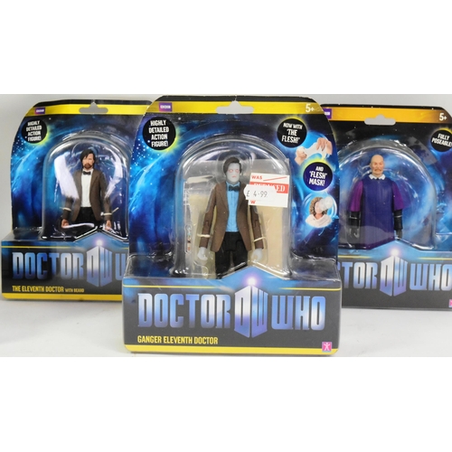 486 - Doctor Who - Character Options - a collection of x10 Eleventh Doctor era carded action figures inclu... 