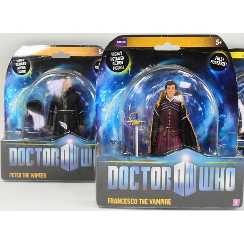 486 - Doctor Who - Character Options - a collection of x10 Eleventh Doctor era carded action figures inclu... 