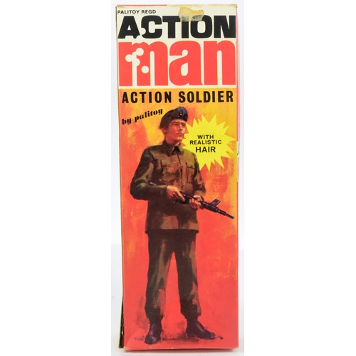 487 - Action Man - an original vintage Palitoy Action Man Red Devil Parachutist / Sky Diver with suit, boo... 