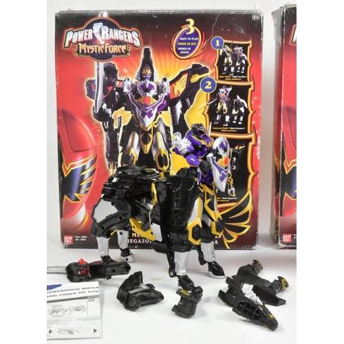 489 - Power Rangers - Two Bandai Mystic Force action figures, comprising of; DX Megazord Centaurus Wolf an... 