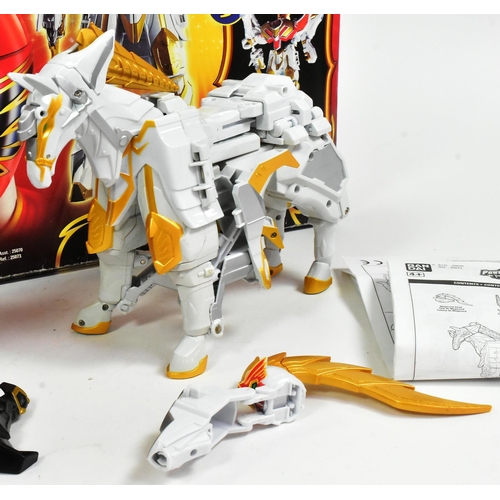 489 - Power Rangers - Two Bandai Mystic Force action figures, comprising of; DX Megazord Centaurus Wolf an... 