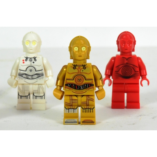 491 - Lego - a collection of x11 original Lego Star Wars minifigures comprising; R-3PO, U-3PO, TC-4, K-3PO... 