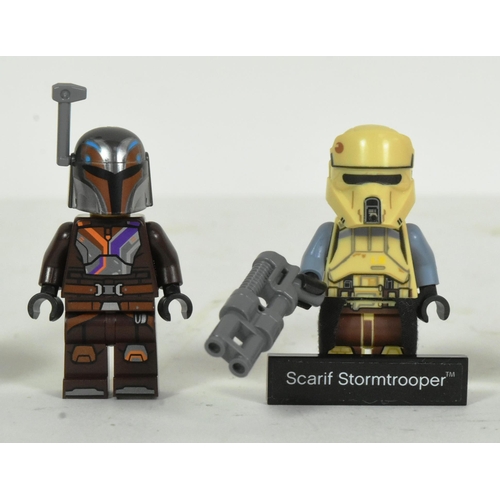 493 - Lego - x5 original Lego Star Wars minifigures comprising; Scarif Stormtrooper, The Armorer, Sabine W... 