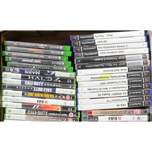 531 - Gaming - a large collection of assorted gaming console games to include: 

 Xbox 360 - Call Of Duty ... 