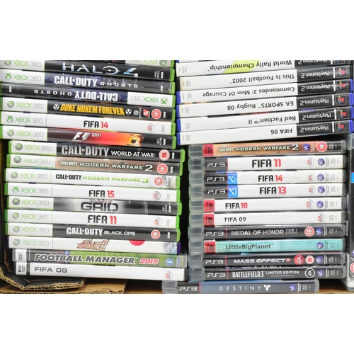 531 - Gaming - a large collection of assorted gaming console games to include: 

 Xbox 360 - Call Of Duty ... 