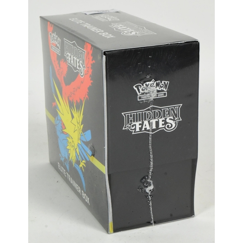 540 - Pokemon - a factory sealed Pokemon TCG Hidden Fates ETB Elite Trainer Box containing x10 booster pac... 