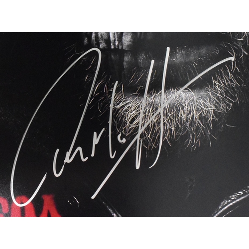 546 - Charlie Hunnam - Sons Of Anarchy (American TV Series) - autographed large format 16x12