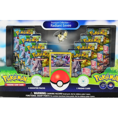 557 - Pokemon - x2 Pokemon booster pack boxes comprising; Arceus V Figure Collection and Pokemon Go Radien... 