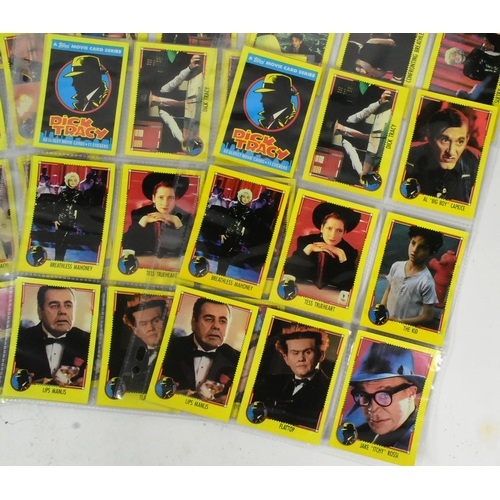 558 - Dick Tracy - Topps - a full set of vintage Dick Tracy trading cards and stickers. Comprising of all ... 