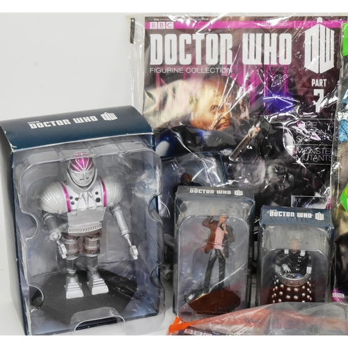 563 - Doctor Who - Eaglemoss - a collection of x10 assorted Doctor Who Figurine Collection diecast metal f... 