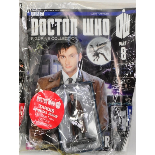 563 - Doctor Who - Eaglemoss - a collection of x10 assorted Doctor Who Figurine Collection diecast metal f... 