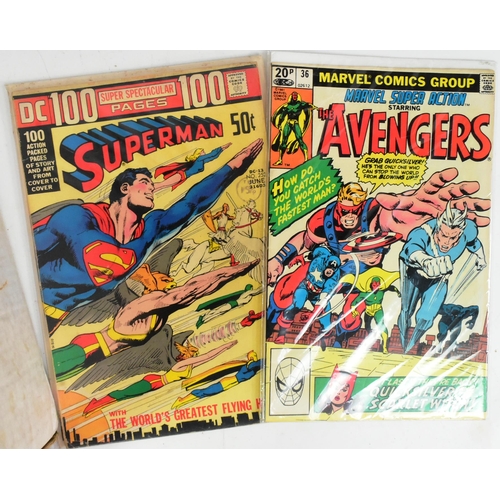 570 - Comic Books a large boxed collection of Marvel and DC Comics from the 1970s-1980s. Featuring Superma... 