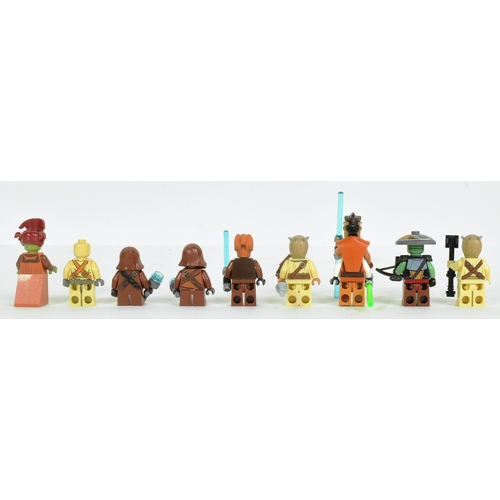 579 - Lego - a collection of x9 original Lego Star Wars minifigures comprising; Nute Gunray, Embo, Plo Koo... 