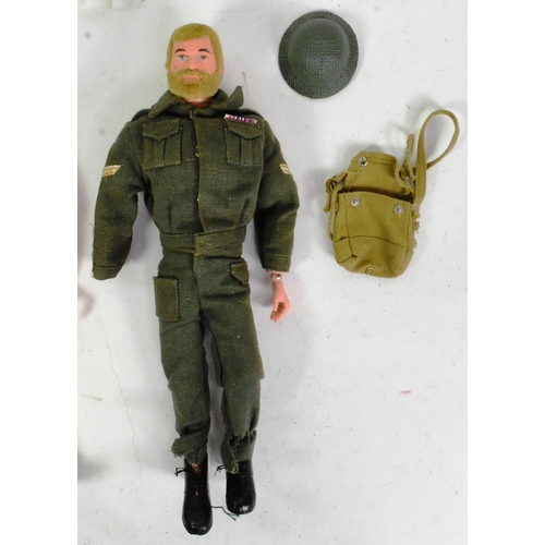 585 - Action Man - Palitoy - x2 original vintage 1970s Palitoy made Action Man figures, with outfits. Comp... 