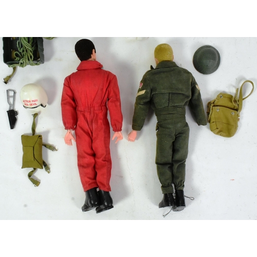 585 - Action Man - Palitoy - x2 original vintage 1970s Palitoy made Action Man figures, with outfits. Comp... 