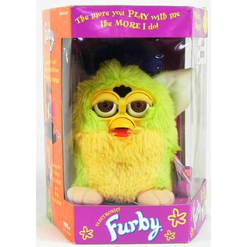 593 - Furby - an original Hasbro / Tiger Electronics Furby electronic robotic toy. Boxed with instructions... 