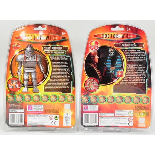 598 - Doctor Who - Character Options - x2 Fourth Doctor era boxed action figures from the Classic Series. ... 