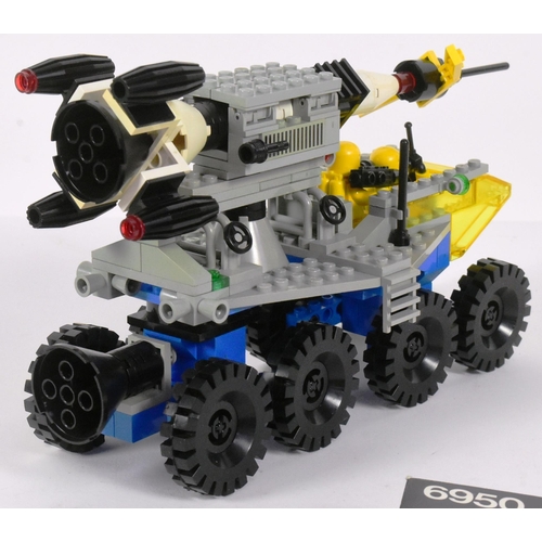 606 - Lego - x2 vintage 1980s Lego Space sets 6891 Gamma V Laser Craft and 6950 Mobile Rocket Transport. B... 