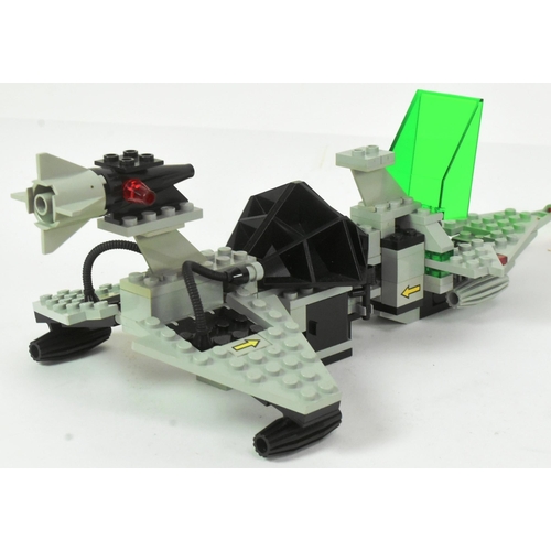 606 - Lego - x2 vintage 1980s Lego Space sets 6891 Gamma V Laser Craft and 6950 Mobile Rocket Transport. B... 