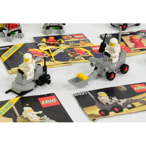 614 - Lego - a collection of vintage 1980s Legoland Space sets to include; 6826 Crater Crawler, 6823 Surfa... 