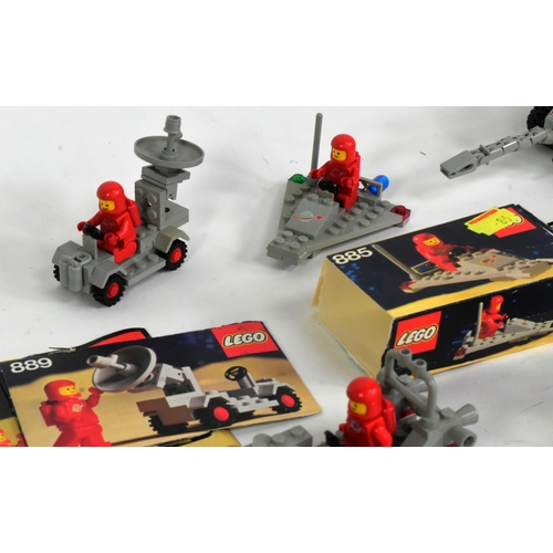 614 - Lego - a collection of vintage 1980s Legoland Space sets to include; 6826 Crater Crawler, 6823 Surfa... 