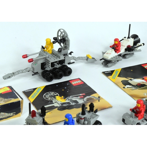 614 - Lego - a collection of vintage 1980s Legoland Space sets to include; 6826 Crater Crawler, 6823 Surfa... 