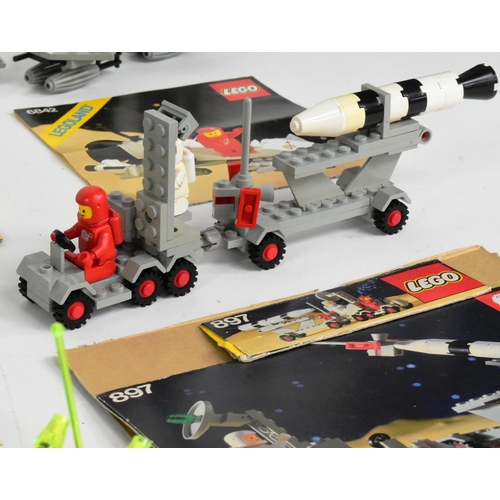 614 - Lego - a collection of vintage 1980s Legoland Space sets to include; 6826 Crater Crawler, 6823 Surfa... 