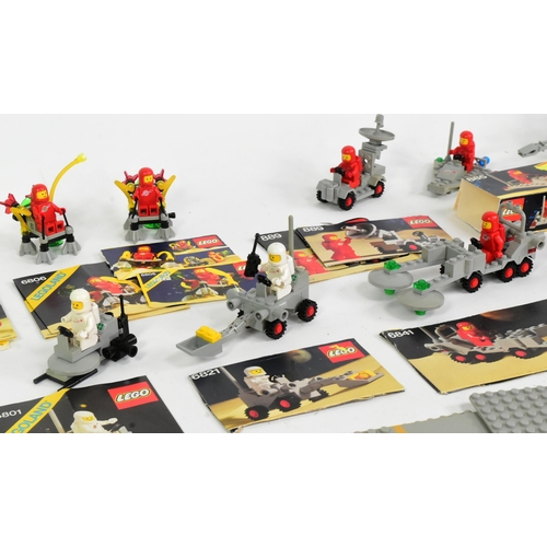 614 - Lego - a collection of vintage 1980s Legoland Space sets to include; 6826 Crater Crawler, 6823 Surfa... 