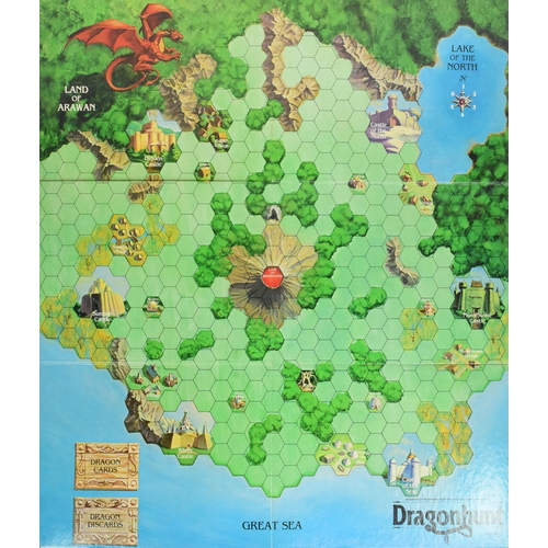 623 - Board Games - a vintage 1980s (1982) Avalon Hill Dragonhunt tabletop fantasy board game. The vendor ... 