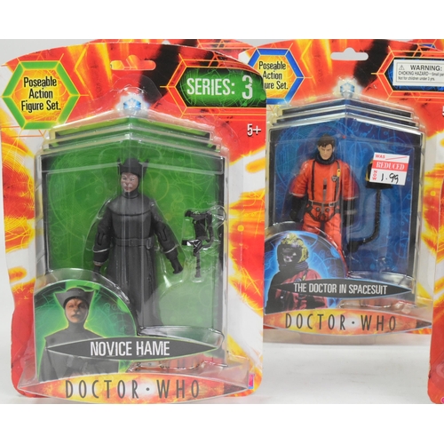 626 - Doctor Who - Character Options - a collection of x8 Character made carded Dr Who action figures. Inc... 