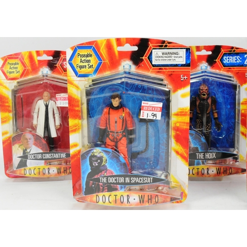 626 - Doctor Who - Character Options - a collection of x8 Character made carded Dr Who action figures. Inc... 